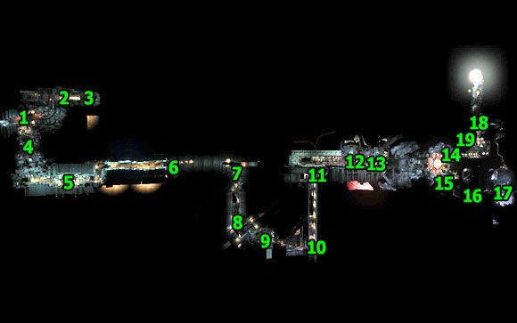 Poglądowa mapa planszy - Fabryka | Unmechanical - Unmechanical - poradnik do gry