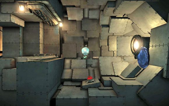 Jeśli powiedzie Ci się i przejdziesz drugą próbę, brama stanie przed Toba otworem - Fabryka | Unmechanical - Unmechanical - poradnik do gry