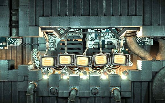 Następna zagadka jest w miarę prosta, wymaga tylko odrobiny dobrej pamięci [#5] - Fabryka | Unmechanical - Unmechanical - poradnik do gry