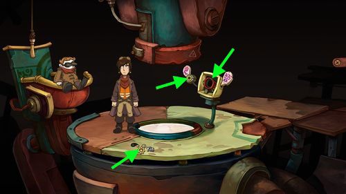 Podnieś Yin leżący przed Rufusem - Deponia: Samouczek - solucja, opis przejścia - Deponia - poradnik do gry