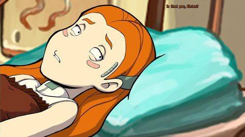 Po scence przerywnikowej Rufus znajdzie się w gabinecie lekarskim Gizmo - Deponia: Skontaktuj się z Cletusem (Kuvaq) - solucja, opis przejścia - Deponia - poradnik do gry