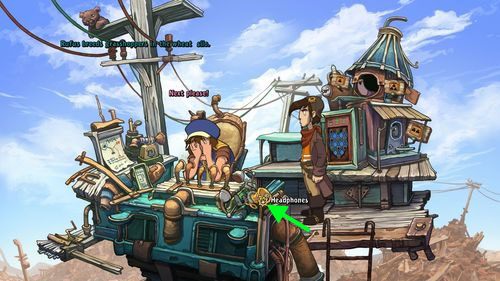 Wróć do ratusza i przejdź do urzędu pocztowego - Deponia: Skontaktuj się z Cletusem (Kuvaq) - solucja, opis przejścia - Deponia - poradnik do gry