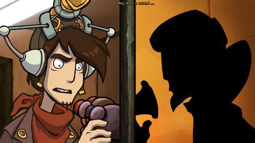 Po chwili uda Ci się uzyskać połączenie z Cletusem - Deponia: Skontaktuj się z Cletusem (Kuvaq) - solucja, opis przejścia - Deponia - poradnik do gry