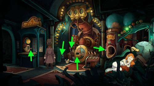 Po szaleńczej jeździe wózkiem kopalnianym, Rufus i Goal znaleźli się w końcu u celu - Deponia: Rozejrzyj się po stacji (Niższa Stacja Wschodzenia) - solucja - Deponia - poradnik do gry