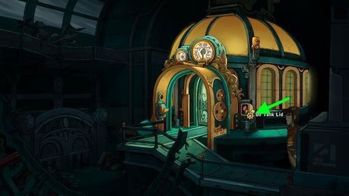 Przejdź w prawo do windy - Deponia: Dostań się na platformę (Niższa Stacja Wschodzenia) - solucja - Deponia - poradnik do gry