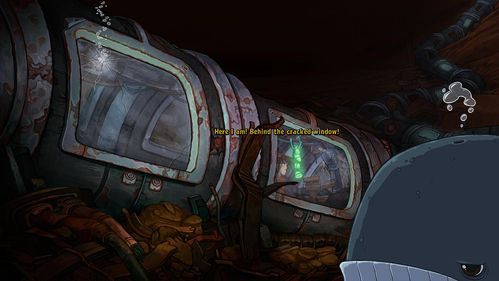 Niestety przejście przez szyb blokowane jest przez stos złomu - cóż za niespodzianka - Deponia: Znajdź Goal (Niższa Stacja Wschodzenia) - solucja, opis przejścia - Deponia - poradnik do gry