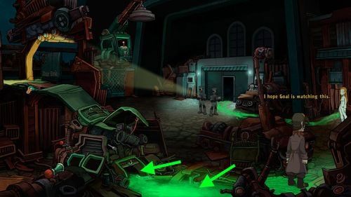 Niestety, okazuje się że poszukują Was żołnierze Organonów, blokując drogę do środka - Deponia: Udaj się do Elysium uratować Deponię - solucja, opis przejścia - Deponia - poradnik do gry