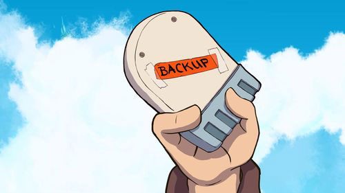 W ostatniej scence przerywnikowej Bozo pyta Rufusa czy udało się uratować Deponię - Deponia: Przywróć Goal prawdziwą osobowość (Niższa Stacja Wschodzenia) - solucja - Deponia - poradnik do gry