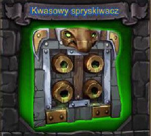 Kwasowy spryskiwacz (tylko Czarodziejka) - odpowiednik Ściany Strzał, równie uniwersalna i godna polecenia w wielu sytuacjach - Poradnik do gry - Pułapki | Orcs Must Die! 2 - Orcs Must Die! 2 - poradnik do gry