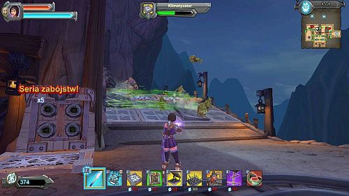 Na tym etapie musisz odpierać ataki zarówno z ziemi (W1, W2), jak i z powietrza (W3, W4) - Etap 7 - Urwisko | Solucja Orcs Must Die! 2 - Orcs Must Die! 2 - poradnik do gry