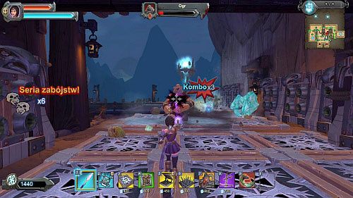 W miarę upływu czasu dokupuj spryskiwacze kwasu i klimatyzatory w przejściach (P3, P4) prowadzących do szczelin - Etap 7 - Urwisko | Solucja Orcs Must Die! 2 - Orcs Must Die! 2 - poradnik do gry