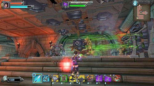 Wprawdzie przeciwnicy będą atakować cię z dwóch wrót (W1 i W2), ale ich droga i tak zbiegnie się w jednym miejscu - Etap 8 - Wejście dla służby | Solucja Orcs Must Die! 2 - Orcs Must Die! 2 - poradnik do gry