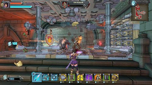 Główny punkt obrony najlepiej zorganizować na szczycie schodów (P1) - Etap 8 - Wejście dla służby | Solucja Orcs Must Die! 2 - Orcs Must Die! 2 - poradnik do gry