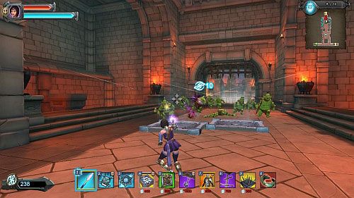 Przed przystąpieniem do tej misji warto zainwestować w ulepszenia, które obniżą ceny łuczników - Etap 10 - Pasaże | Solucja Orcs Must Die! 2 - Orcs Must Die! 2 - poradnik do gry