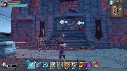 Przy trzecim wejściu (W3) wystarczy na początek postawić dwie siarki (P3) - Etap 14 - Klucz | Solucja Orcs Must Die! 2 - Orcs Must Die! 2 - poradnik do gry