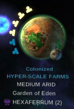 To jedna z planet naszego układu - Okno podstawowe - Układ planetarny - Endless Space - poradnik do gry