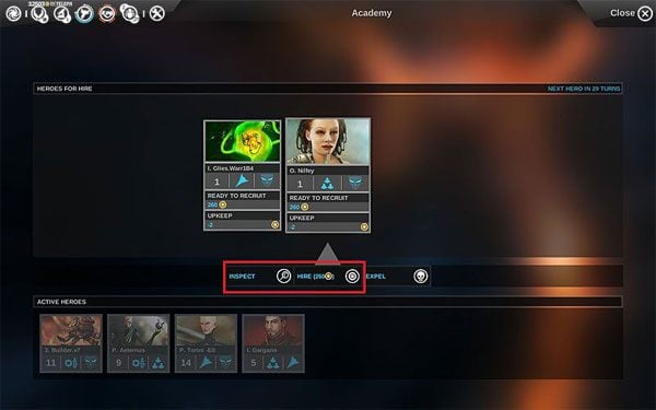 11 - Akademia - bohaterowie - Endless Space - poradnik do gry