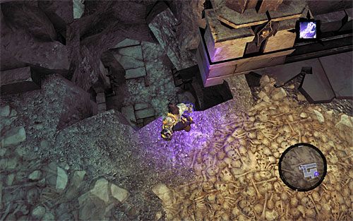 Powróć do swojej fizycznej postaci i skorzystaj z jedynego dostępnego przejścia - Przeszukaj Miasto Umarłych - zachodnia część | Miasto Umarłych | Darksiders 2 - Darksiders 2 - poradnik do gry