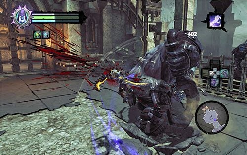 Najtrudniejsze są dwie ostatnie części opisywanej bitwy - Przeszukaj Miasto Umarłych - powrót do wschodniej części | Miasto Umarłych - Darksiders 2 - poradnik do gry