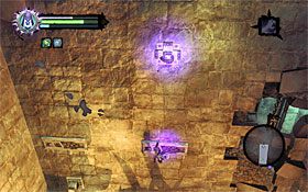 8) Przeskocz na prawą interaktywną krawędź - Przeszukaj Miasto Umarłych - powrót do wschodniej części | Miasto Umarłych - Darksiders 2 - poradnik do gry