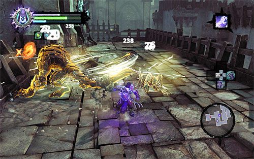 Przed Tobą seria trzech bitew - Przeszukaj Miasto Umarłych - górne poziomy (1) | Miasto Umarłych | Darksiders 2 - Darksiders 2 - poradnik do gry