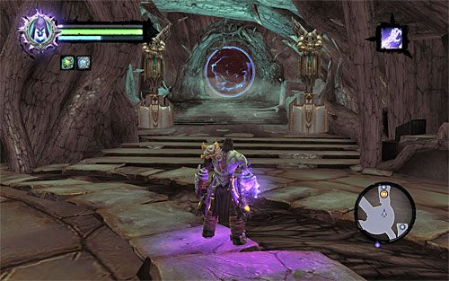 Ponownie podejdź do Wroniarza - Przejdź przez anielski portal | Miasto Umarłych | Darksiders 2 - Darksiders 2 - poradnik do gry