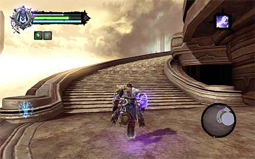 Kontynuuj wspinaczkę, korzystając z pnączy, występów i krawędzi - Znajdź Archonta | Klucz do odkupienia | Darksiders 2 - Darksiders 2 - poradnik do gry