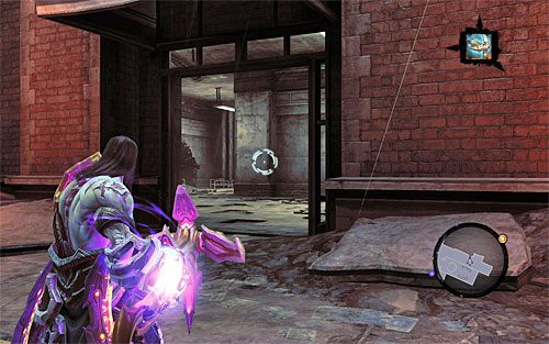 Po dostatecznym zbadaniu okolicy wybierz uliczkę prowadzącą na wschód - Znajdź pierwszą część Kostura | Kostur Arafaela | Darksiders 2 - Darksiders 2 - poradnik do gry