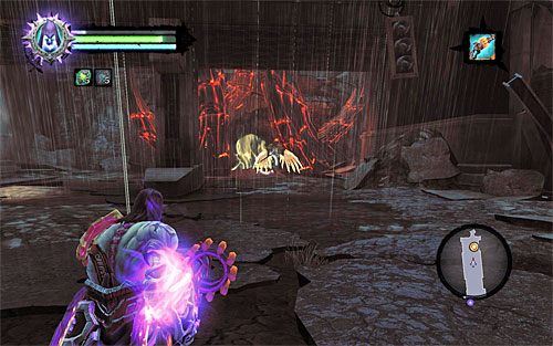 Jak zapewne zauważyłeś powróciłeś do jednej ze zbadanych już wcześniej lokacji - Wróć z drugą częścią do Uriel; Znajdź ostatnią część Kostura | Kostur Arafaela - Darksiders 2 - poradnik do gry