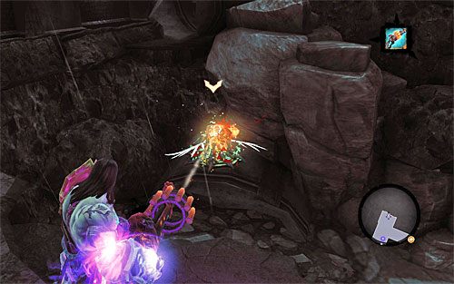 Ruszaj na zachód, podążając cały czas prosto - Wróć z drugą częścią do Uriel; Znajdź ostatnią część Kostura | Kostur Arafaela - Darksiders 2 - poradnik do gry