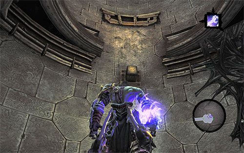 Ruszaj na północ, docierając do pomieszczenia z czarną mazią - Odszukaj skrybę - początek | Skaza herezji | Darksiders 2 - Darksiders 2 - poradnik do gry