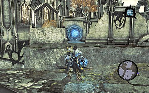 Ponownie musisz skorzystać w tym miejscu z Władcy Pustki - Odszukaj skrybę - wschodnia część cytadeli (1) | Skaza herezji | Darksiders 2 - Darksiders 2 - poradnik do gry