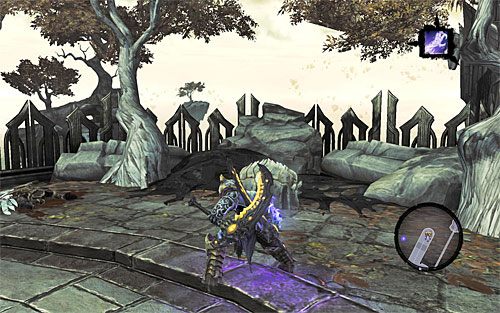 Wejdź do nowego pomieszczenia i zeskocz do wody - Odszukaj skrybę - północna część cytadeli (1) | Skaza herezji | Darksiders 2 - Darksiders 2 - poradnik do gry