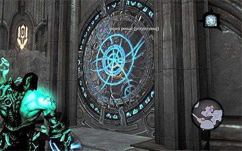 Odszukaj teraz nowy obrotowy mechanizm, ustaw się gdzieś w pobliżu i załącz zdolność Rozdzieracz Duszy - Odszukaj skrybę - północna część cytadeli (2) | Skaza herezji | Darksiders 2 - Darksiders 2 - poradnik do gry