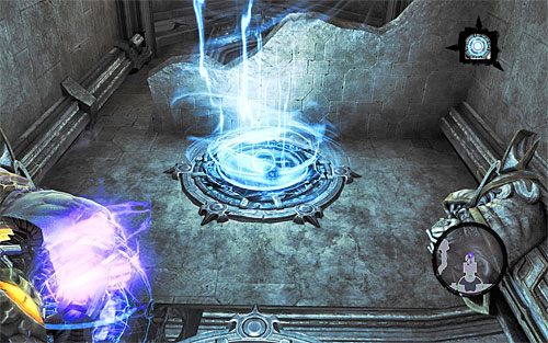 Przed Tobą ostatnia w tej misji seria zagadek związanych z wykorzystywaniem umiejętności Władca Pustki - Odszukaj skrybę - koniec | Skaza herezji | Darksiders 2 - Darksiders 2 - poradnik do gry