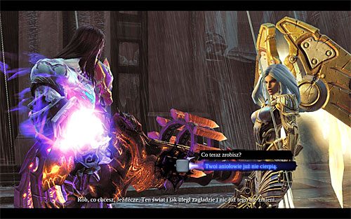 W celu oficjalnego zakończenia tego pobocznego zadania musisz powrócić na plac, w którym rozpocząłeś główną misję rozgrywaną na Ziemi - Blask upadłych | ZADANIA POBOCZNE | Darksiders 2 - Darksiders 2 - poradnik do gry