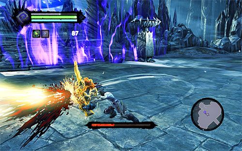 Druga część pojedynku z Wojną nie wyróżnia się już niczym szczególnym - Boss 2 - Wojna | Znajdź sposób na ocalenie Wojny | Darksiders 2 - Darksiders 2 - poradnik do gry