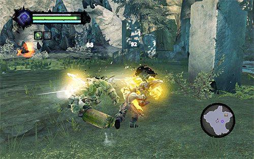 Po zlikwidowaniu pierwszego konstrukta wojownika w okolicy pojawią się kolejne - Zakończenie zadania | Znajdź sposób na ocalenie Wojny | Darksiders 2 - Darksiders 2 - poradnik do gry