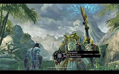 Po wygranej bitwie czeka Cię kolejna, zdecydowanie dłuższa rozmowa z Eideardem - Zakończenie zadania | Znajdź sposób na ocalenie Wojny | Darksiders 2 - Darksiders 2 - poradnik do gry