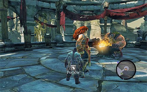 Na sam koniec odszukaj Alyę, która przebywa w południowo-wschodniej części Trójskala - Pomów z Alyą | Górski Ogień | Darksiders 2 - Darksiders 2 - poradnik do gry