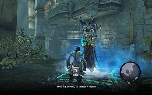 Ruszaj na wschód, a konkretnie w stronę przejścia prowadzącego do lokacji [Grań Płaczu] - Znajdź Kocioł | Górski Ogień | Darksiders 2 - Darksiders 2 - poradnik do gry