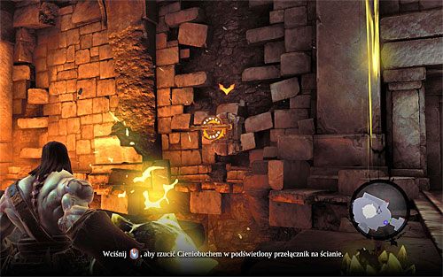 Powróć do miejsca, z którego zabrałeś pierwszego cieniobucha i weź ze sobą kolejny - Przywróć Górski Ogień (1) | Górski Ogień | Darksiders 2 - Darksiders 2 - poradnik do gry