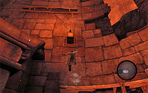 Przejdź do sąsiedniego pomieszczenia i zacznij chwytać się kolejnych występów, przemieszczając się ku górze - Przywróć Górski Ogień (2) | Górski Ogień | Darksiders 2 - Darksiders 2 - poradnik do gry