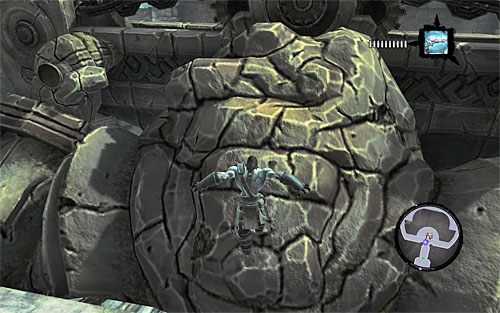 Zanim zajmiemy się kolejną częścią głównego zadania dobrze byłoby dokładnie zbadać ten obszar, przy czym musisz się przez cały czas pilnować, bo spotkasz tu kilka grup drapieżców - Przywróć Górskie Łzy (1) | Górskie Łzy | Darksiders 2 - Darksiders 2 - poradnik do gry