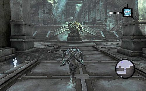 Powróć do poprzedniego obszaru fortu i tym razem wybierz zignorowane wcześniej wschodnie drzwi - Przywróć Górskie Łzy (1) | Górskie Łzy | Darksiders 2 - Darksiders 2 - poradnik do gry