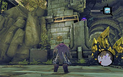 Wspomnianymi splamionymi konstruktami wojownikami zajmij się dopiero po pozbyciu się zwiadowcy i nie powinno już z tym być większych problemów - Zbudź konstrukta (1) | Wiara góry przenosi | Darksiders 2 - Darksiders 2 - poradnik do gry