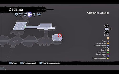 2) Stronicę ukryto we wschodniej części lochu, czyli w miejscu poszukiwań drugiej zagubionej duszy - Królestwo Umarłych | Księga Umarłych | Darksiders 2 - Darksiders 2 - poradnik do gry