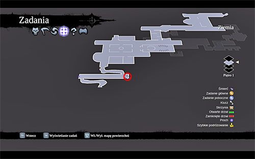 3) Stronicę odnajdziesz w długim tunelu, tuż po przystąpieniu do poszukiwań drugiej części laski Arafela - Bezświetle | Księga Umarłych | Darksiders 2 - Darksiders 2 - poradnik do gry