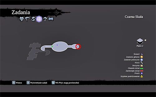 1) Stronicę odnajdziesz w jednym z początkowych obszarów Czarnej Skały, w którym spotyka się Lilith - Kraniec Cieni | Księga Umarłych | Darksiders 2 - Darksiders 2 - poradnik do gry