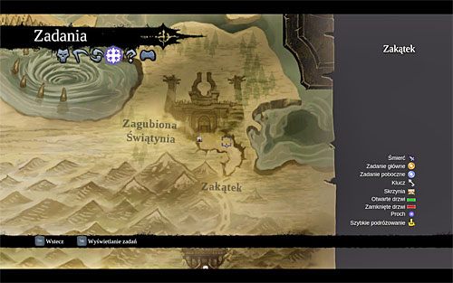 Mauzoleum odnajdziesz na prawo od wejścia do lokacji [Zagubiona Świątynia], czyli w północno-wschodniej części Krainy Kuźni - Mauzoleum i zakończenie zadania | Księga Umarłych | Darksiders 2 - Darksiders 2 - poradnik do gry